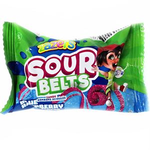 Sour Belts Apple Flavor Raspberry Flavor Zazers 25 gr