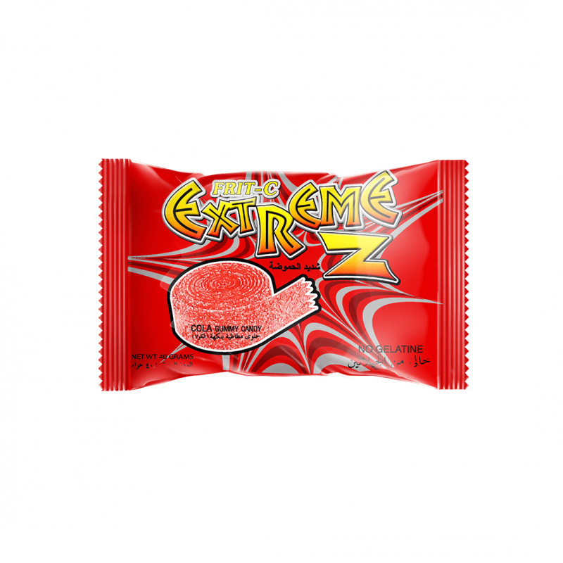Extream-Z Sour Belt Roll Cola Flavor Frit-C 40 gr