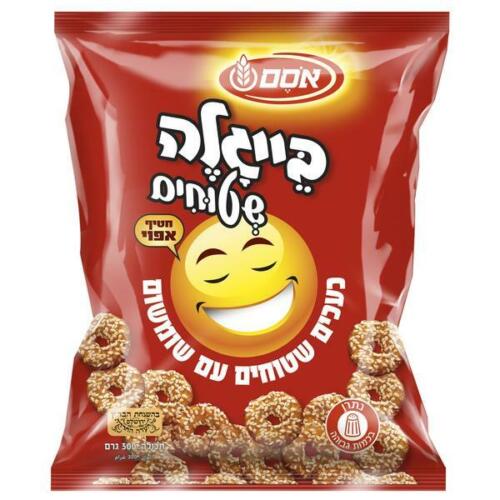 Shtuchim Thin Sesame Pretzels Osem 300 gr
