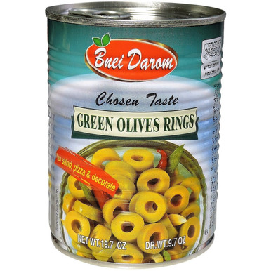 Sliced Green Olives Bnei Darom 560 gr