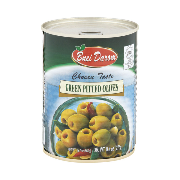 Green Pitted Olives Bnei Darom 560 gr