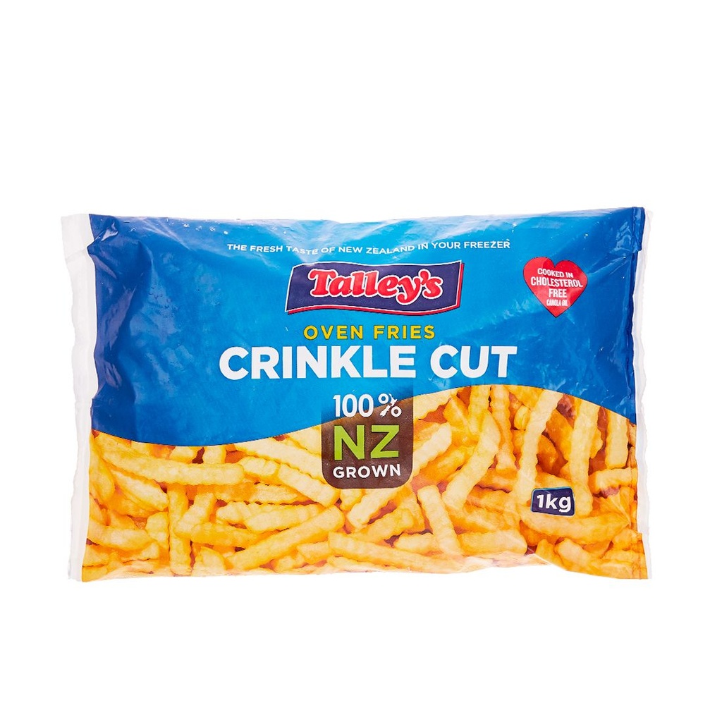 French Fries (Zigzag) Crinkle Cut Oven Fries Talley 1 kg