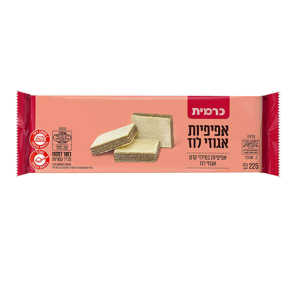 Chocolate wafers filled Hazelnut cream (Passover) Carmit 225 gr