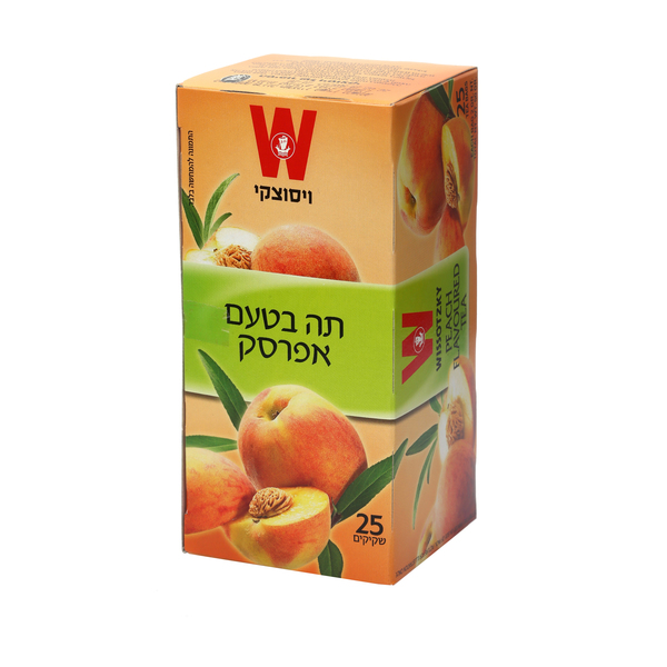 Peach Tea Wissotzky 25 Units