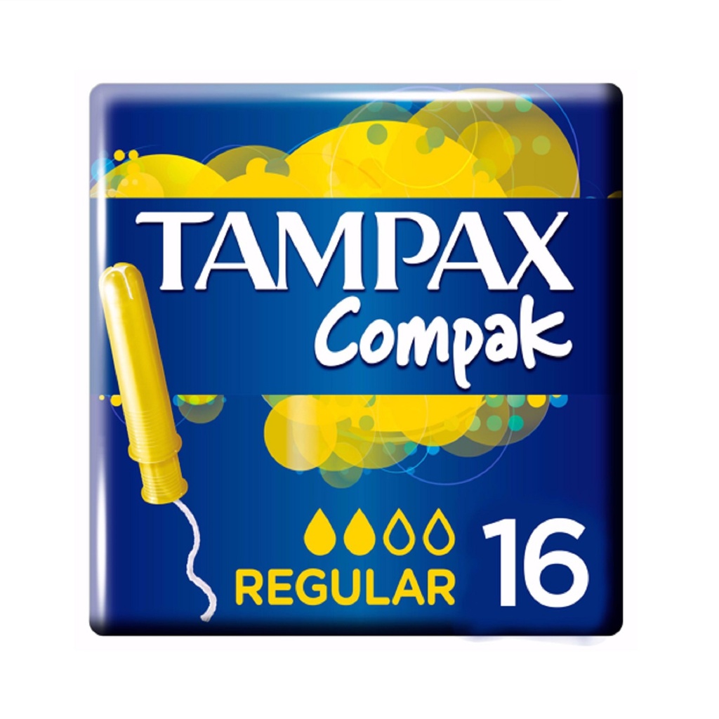 Tampons' Regular Normal Yellow Tampax 16 Units