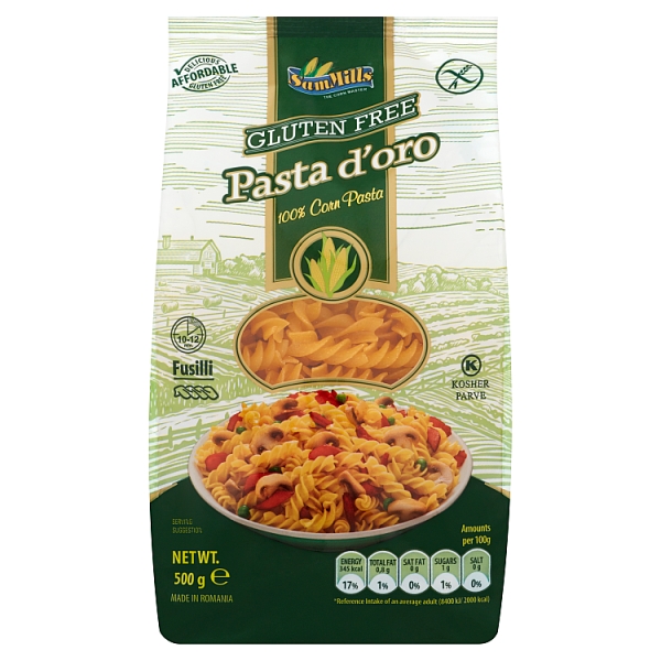 Gluten Free Fusilli Sam Mills 500 gr