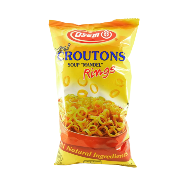 Mini Croutons Soup "Mandel" Rings (Passover) Osem 150 gr