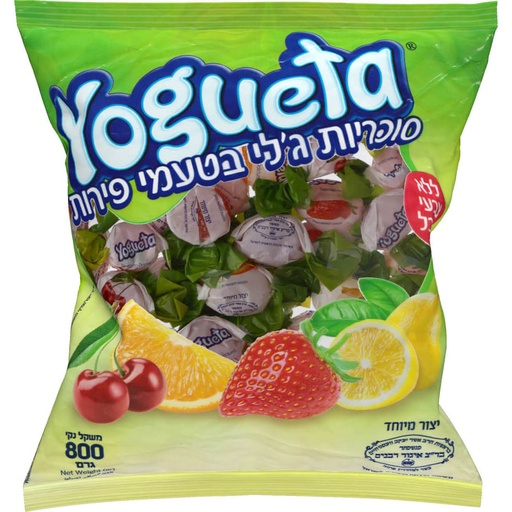 [DRY-1244] Jelly Candy Fruit Flavored Yogueta 800 gr