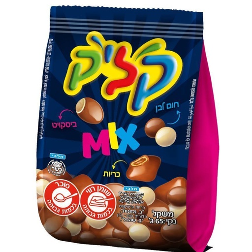 [DRY-1408] קליק מיקס שוקולד חלב יוניליוור 80 גרם