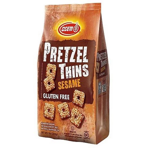 [DRY-0741] Gluten Free Pretzel Thins Sesame (Passover) Osem 200 gr