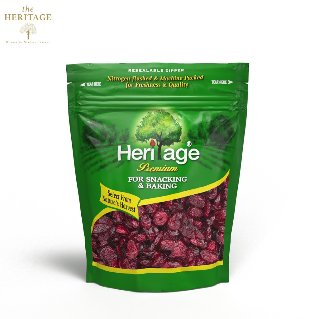 Dried Soft Cranberries Heritage 500 gr
