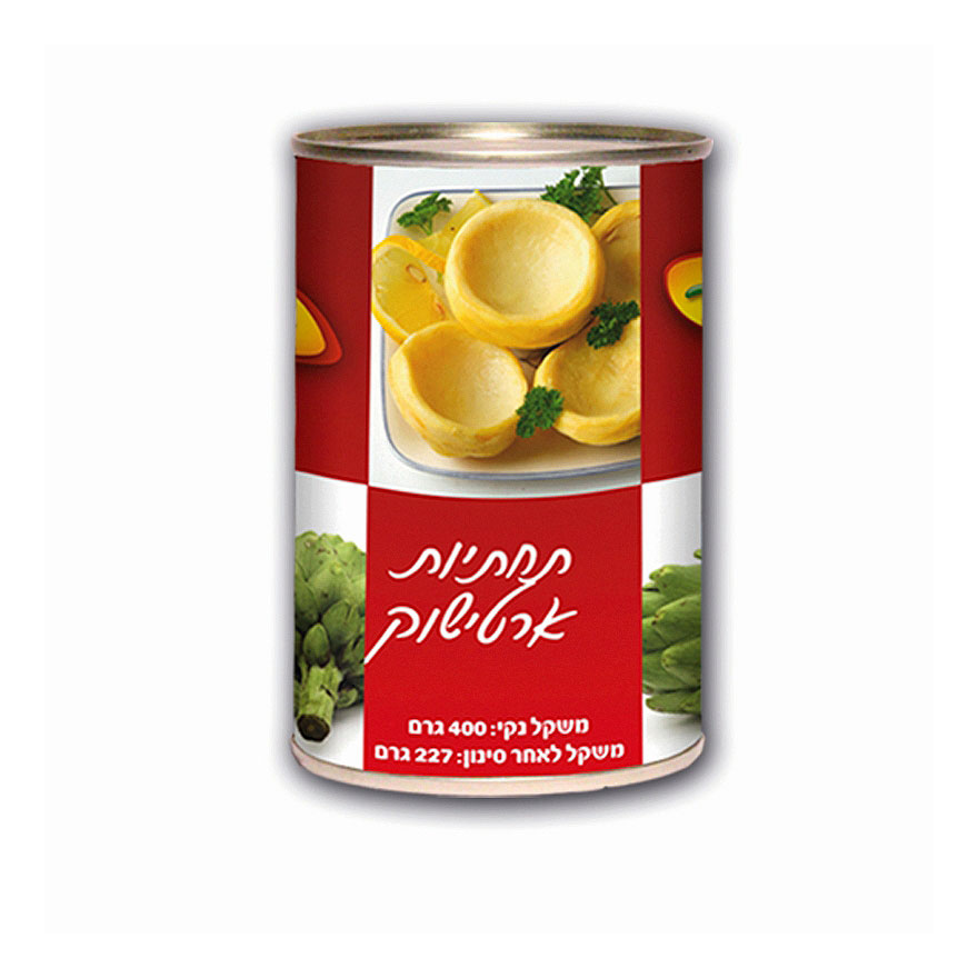 Artichok Bottoms Tomer 400 gr