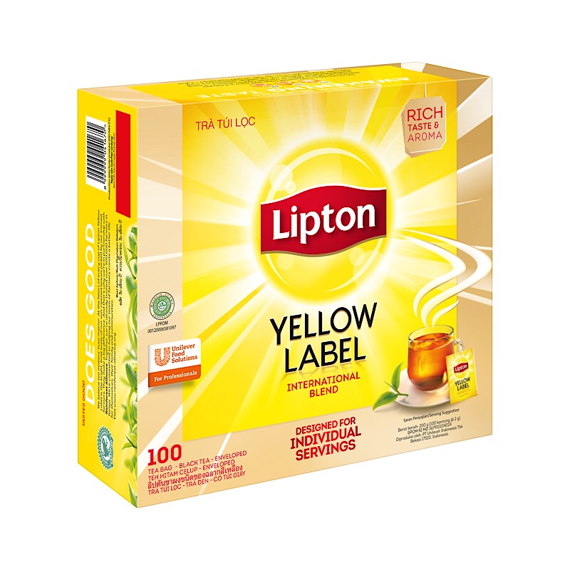 Lipton Tea Yellow Label Lipton 100 Units