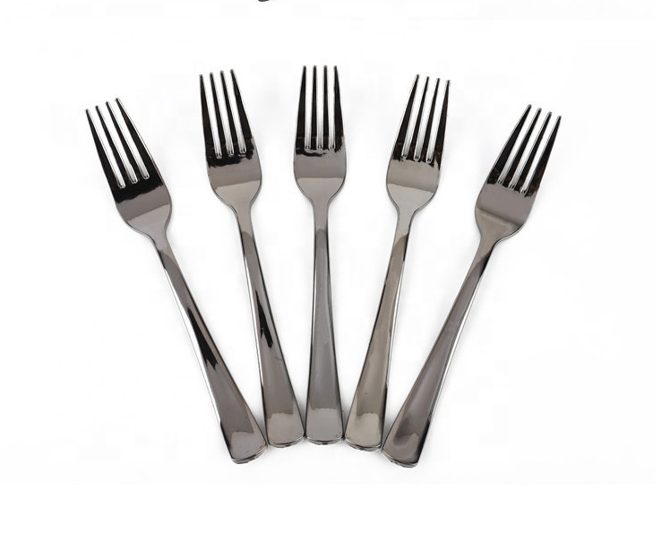 Plastic Silver Fork Xueli 18 Units