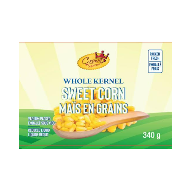 Canned Sweet Kernel Corn Crown Supreme 340 gr