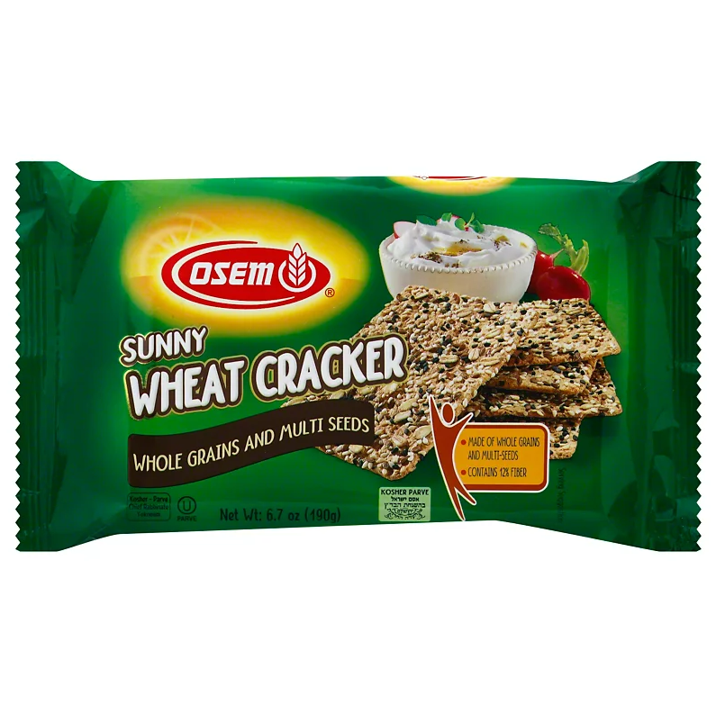 Sunny Wheat Crackers Whole Grains  & Multi Seeds Osem 190 gr