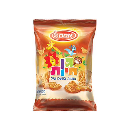 Zoo Cookies Vanilla Flavor Osem 250 gr