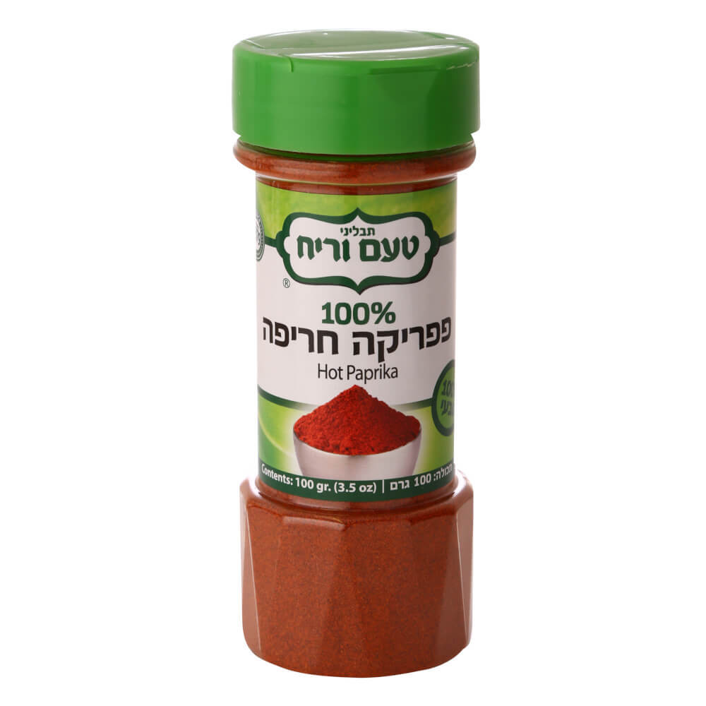  פפריקה חריפה (קטניות) טעם וריח (כשלפ) 100 גרם