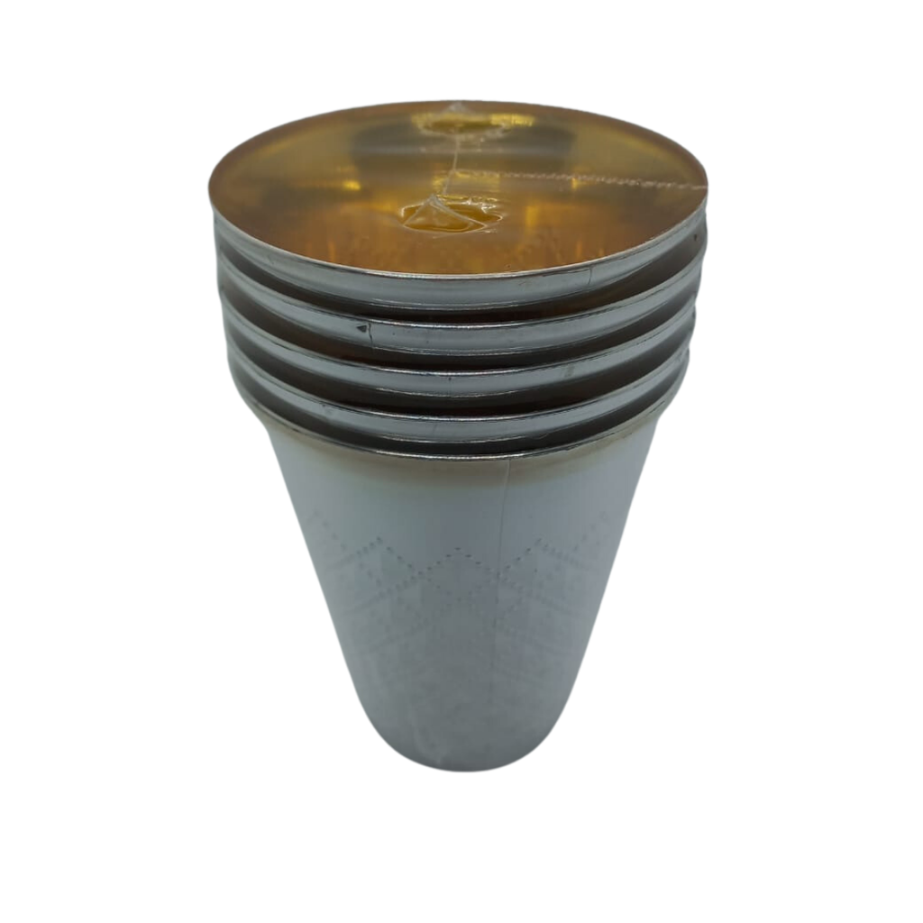 Plastic Silver wine Cup 5 units