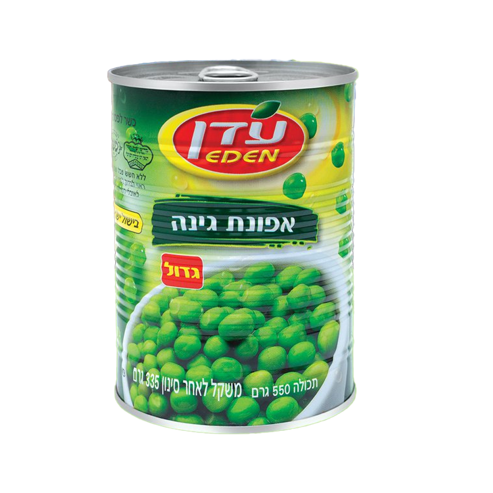 אפונת גינה עדן 550 גרם