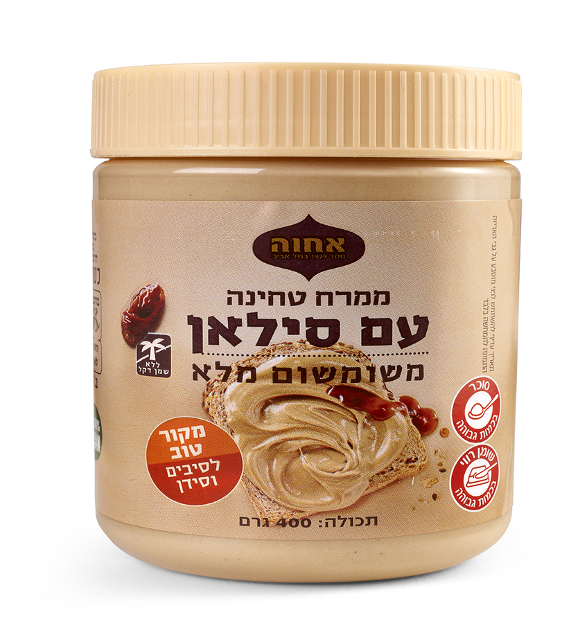 ממרח סומסום עם סילאן (סירופ תמרים) אחווה 400 גרם