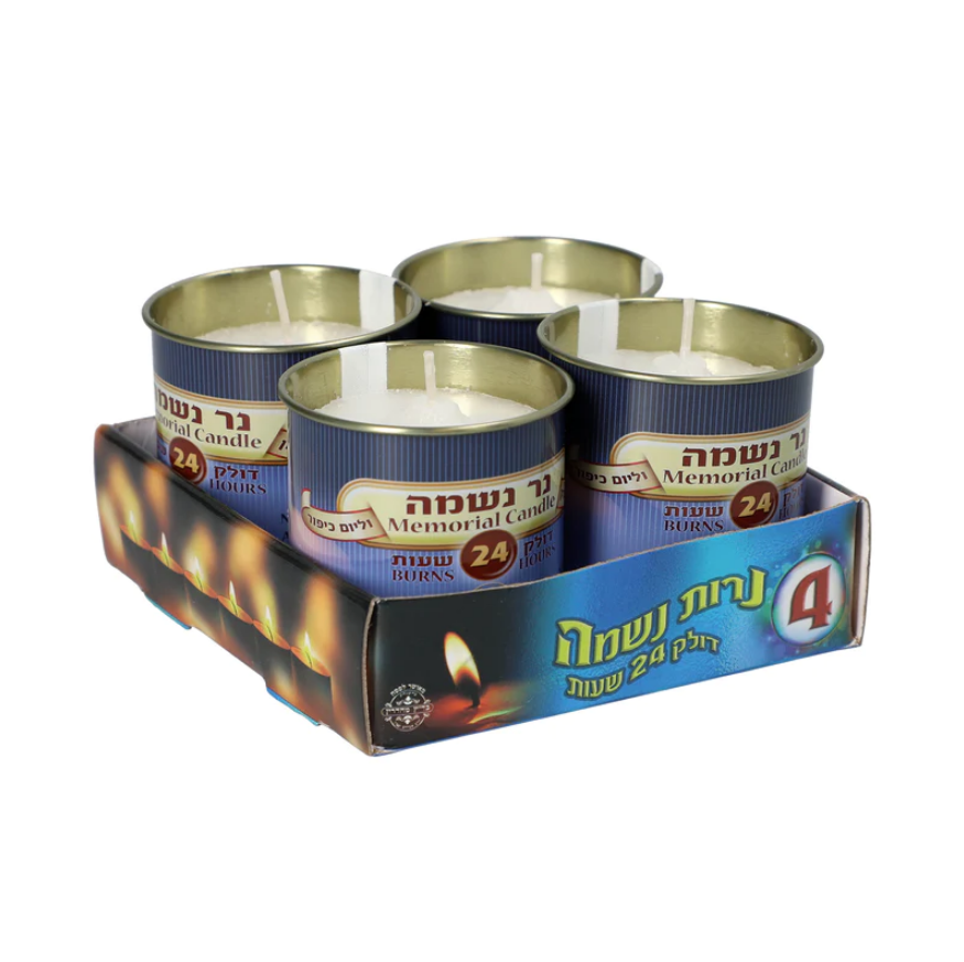 Memorial Candles 24 hrs pack of 4 units