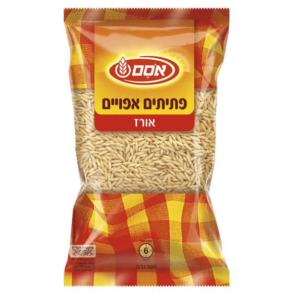 פתיתים אורז אסם 500 גרם