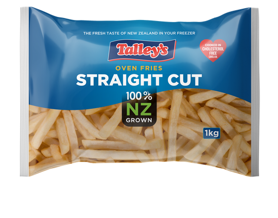 French Fries (Thick) Straight Cut Oven Fries Talley 1 kg