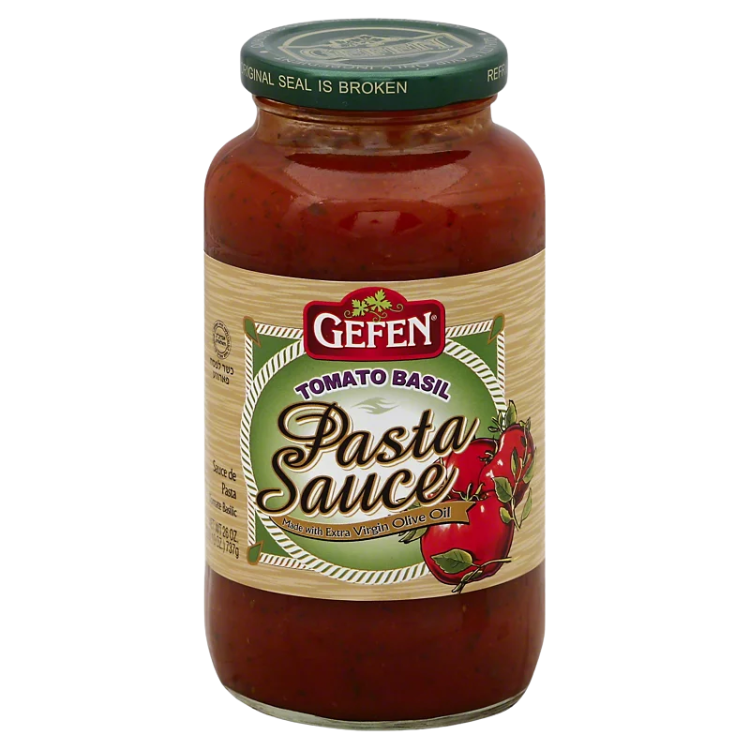 Tomato Basil Pasta Sauce (Passover) Gefen 620 gr