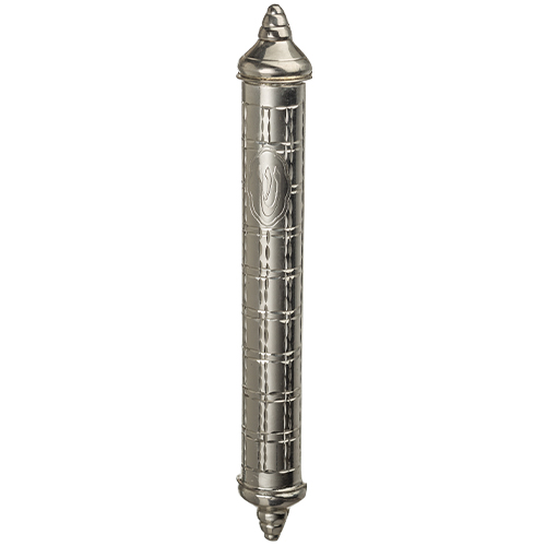 Elegant Mezuzah With Silver Coating 15 cm 1 Unit