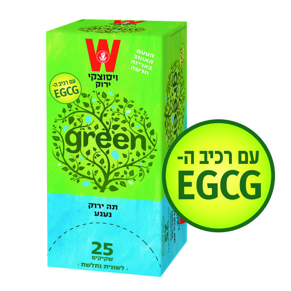 Green Mint Tea Wissotzky 25 Units