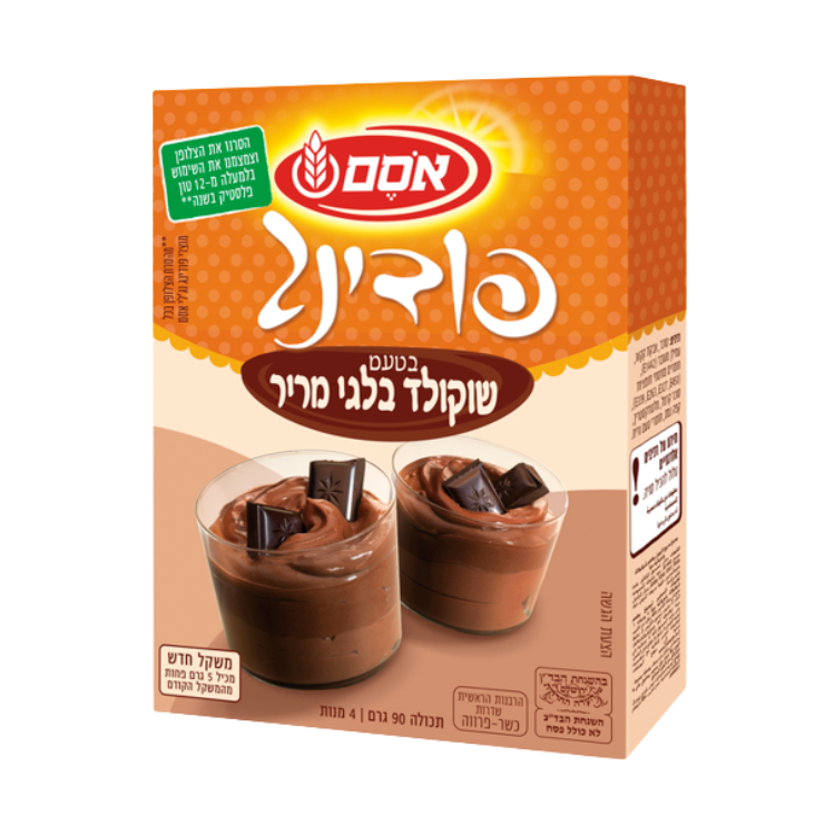 פודינג שוקולד אסם 80 מ"ל