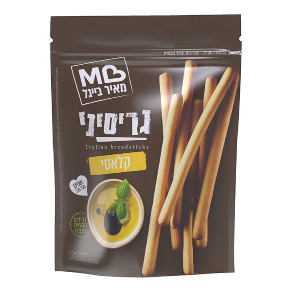 מקלות גריסיני קלאסי מאיר בייגל 200 גרם