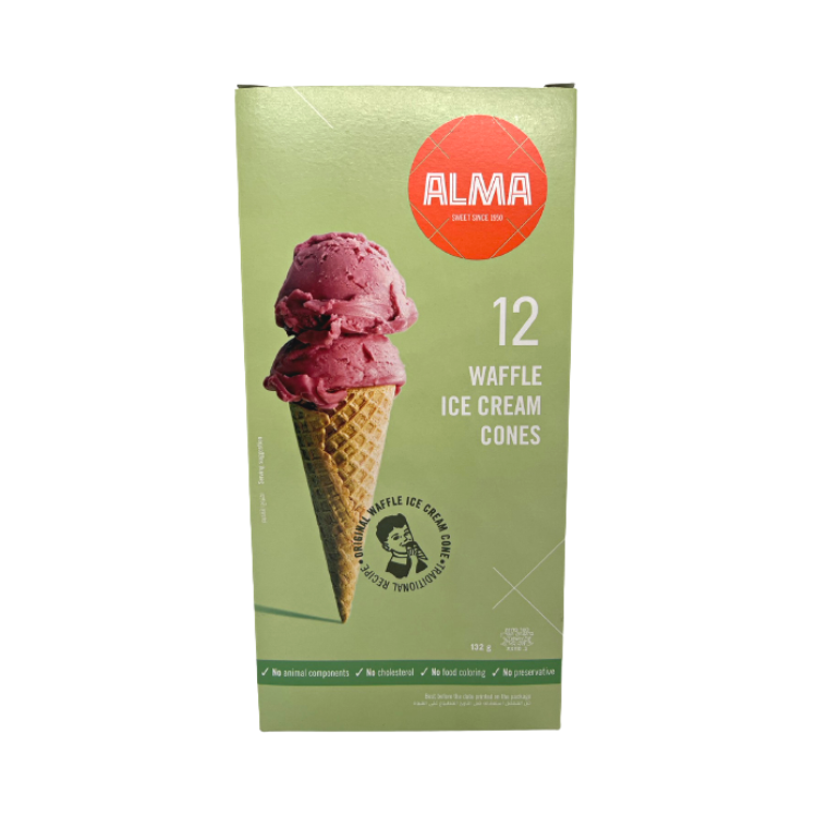Original Waffle Ice Cream Cone Alma 132 gr