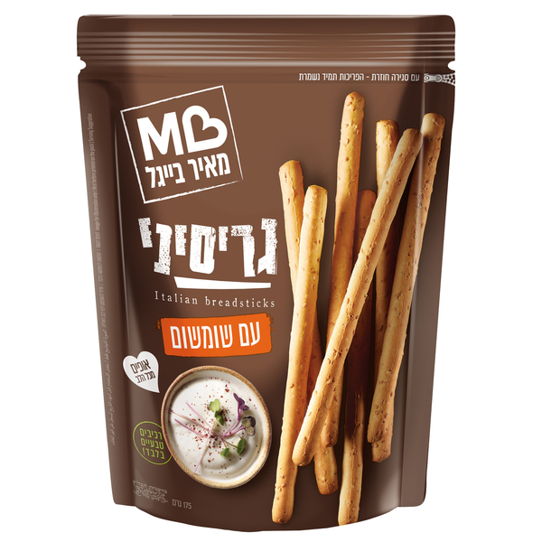מקלות גריסיני סומסום מאיר בייגל 175 גרם