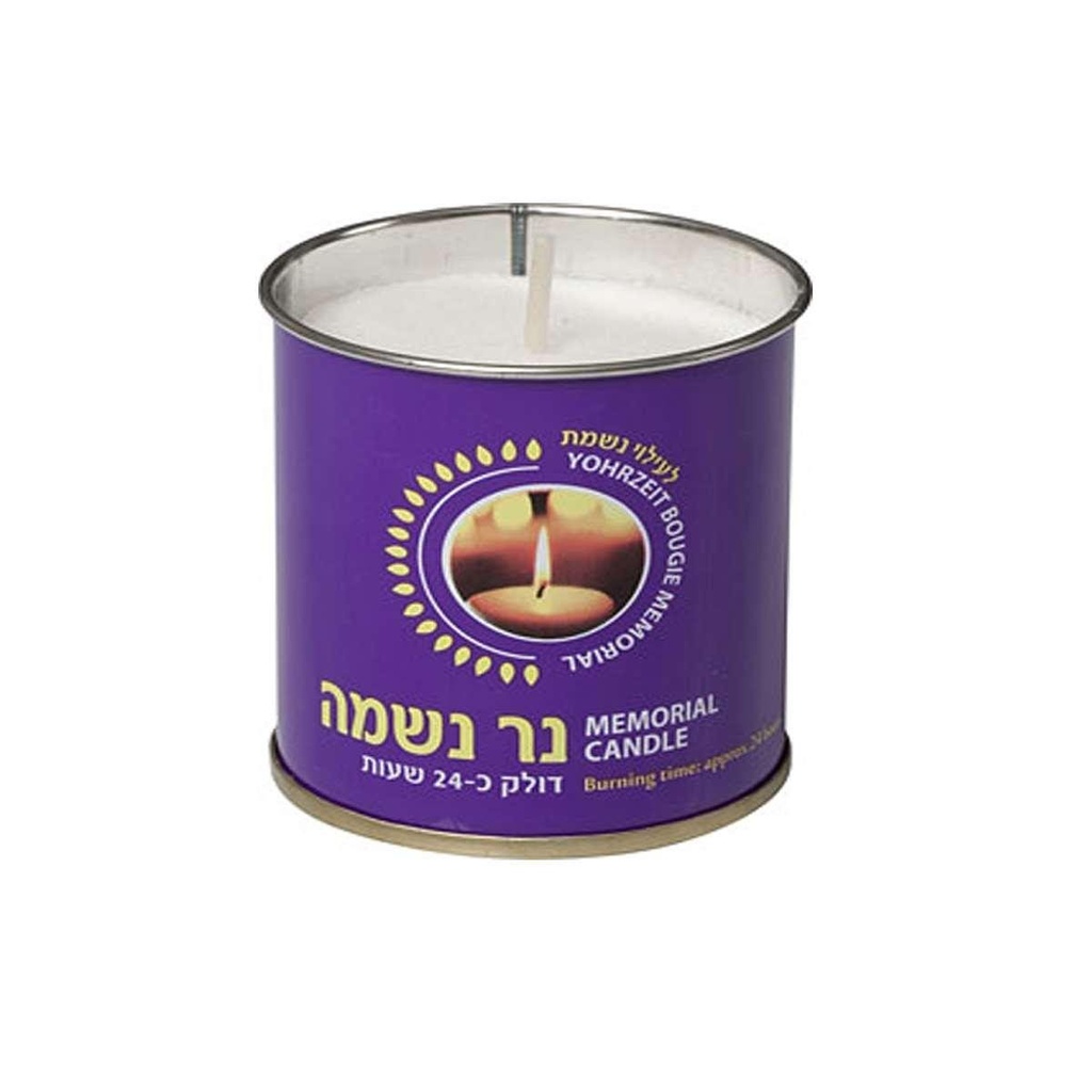 Memorial Candles 24 hrs Tavnicol 1 Unit
