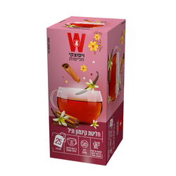 Cinnamon Vanilla Tea Wissotzky 25 Units