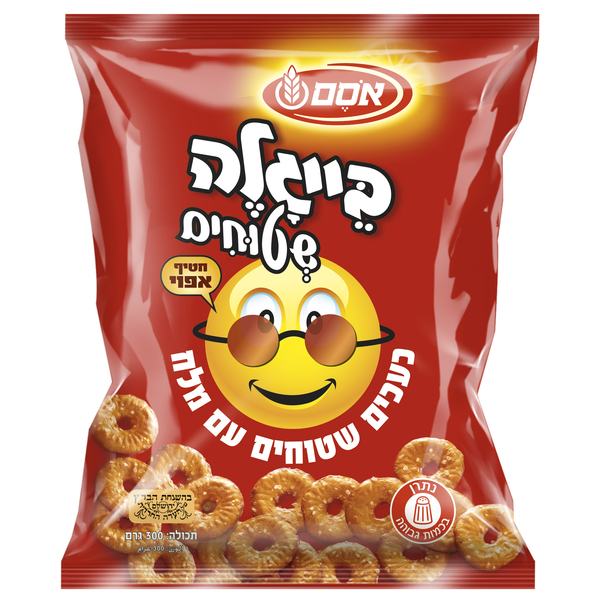 Shtuchim Thin Salted Pretzels Osem 350 gr