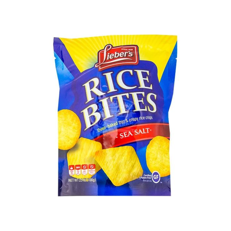 Rice Bites Sea salt Lieber's 100 gr