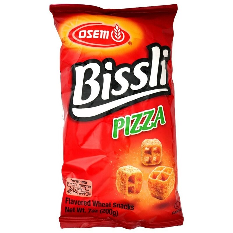Bissli Pizza Flavor Wheat Snack Osem 200 gr