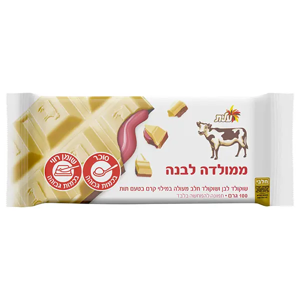 Para Mamulada White Cocolate filled with Strawberry Cream Elite 100 gr