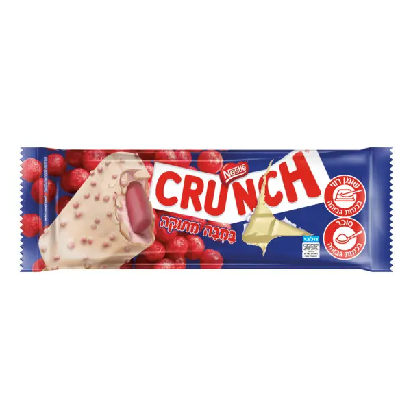 Crunch Ice Cream White Chocolate Red Bamba Nestle 100 gr