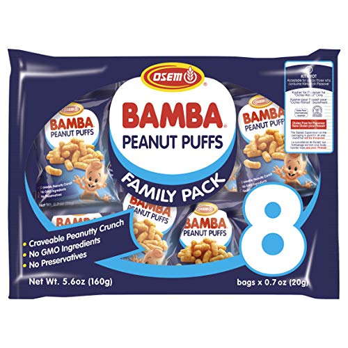 Bamba Peanut Puffs - Multi Pack of 8 X20 gr Osem 160 gr