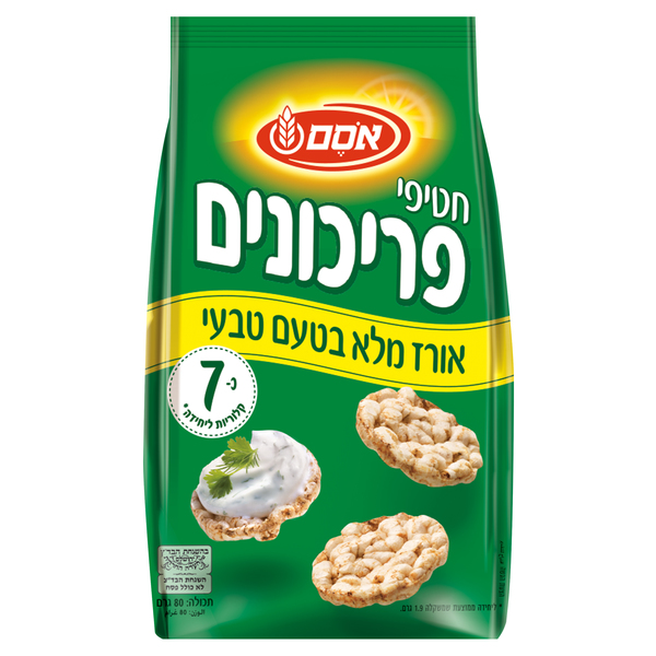 Prihit Whole Rice Cakes Natural Flavor Osem 80 gr