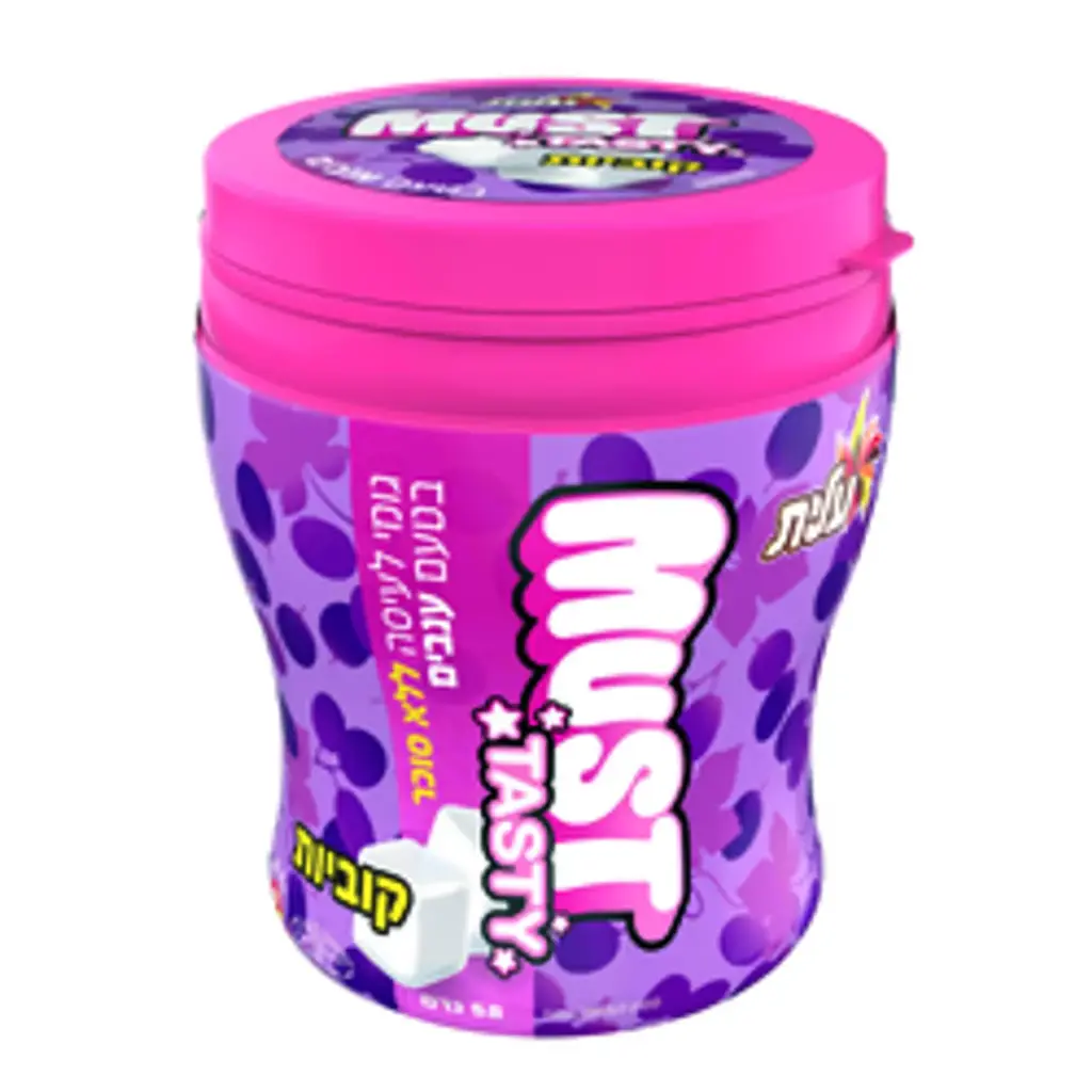 Grapes Sugar-Free Bubble Gum Cubes Must 58 gr