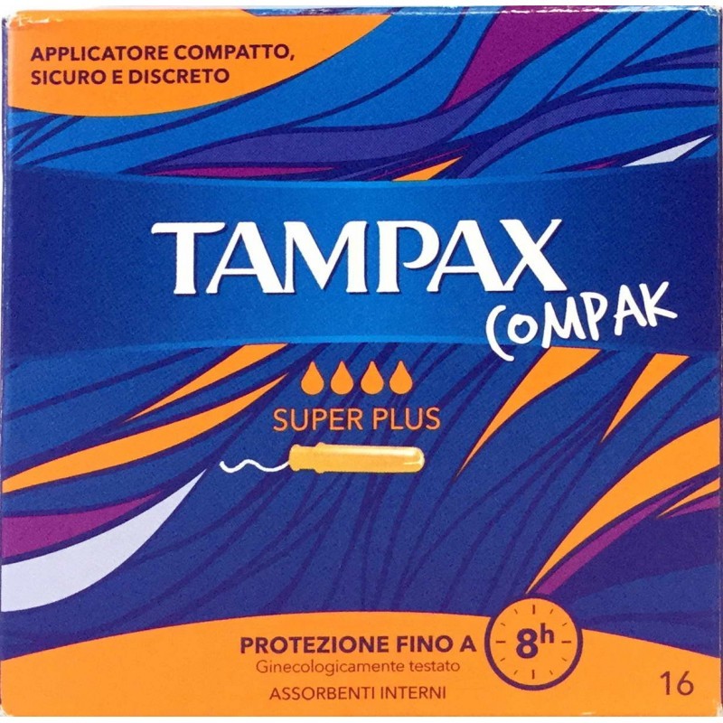 Tampons' Super Plus Orange Tampax 16 Units