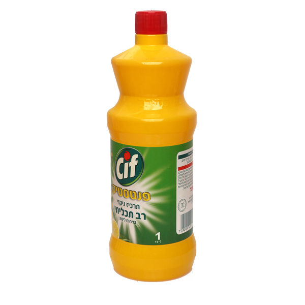 Cleaning Liquid solution Lemon Essence Cif 1 lt