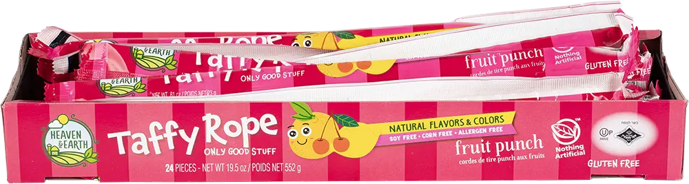 Long Toffee Candy (Passover) Fruit Punch Flavor H&E 23 gr