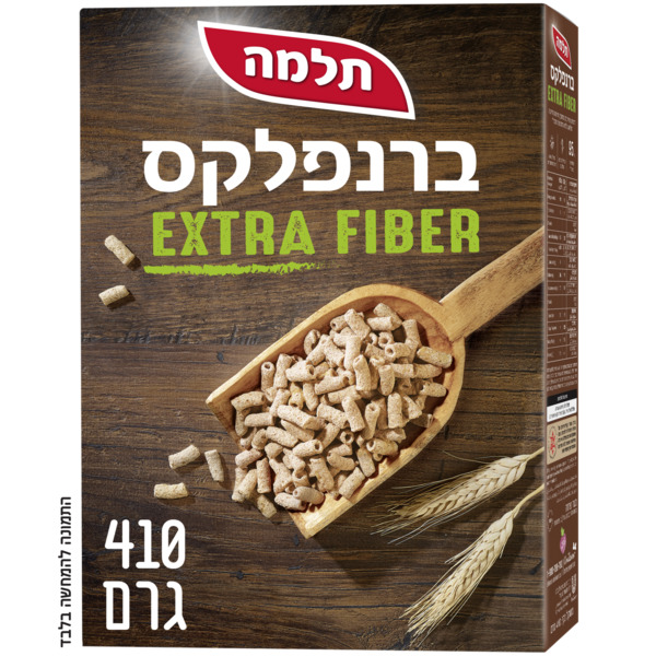 Brenflakes Extra Fiber Whole Wheat Cereal Breakfast Telma 410 gr