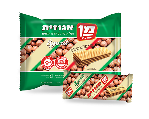 אגוזית ופל עם קרם אגוזי לוז מן 280 גרם